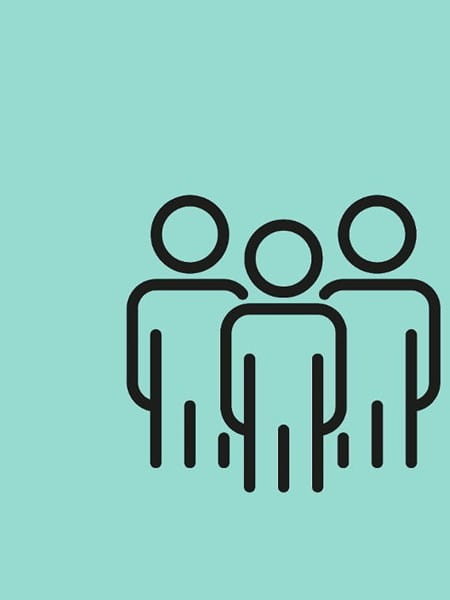 Icon representing a group of people