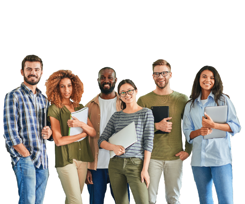 Group of young people